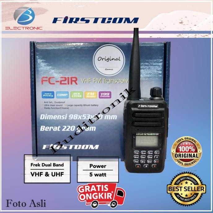 HT Firstcom FC-21R VHF 5W / Firstcom Dual Band FC21R FC21