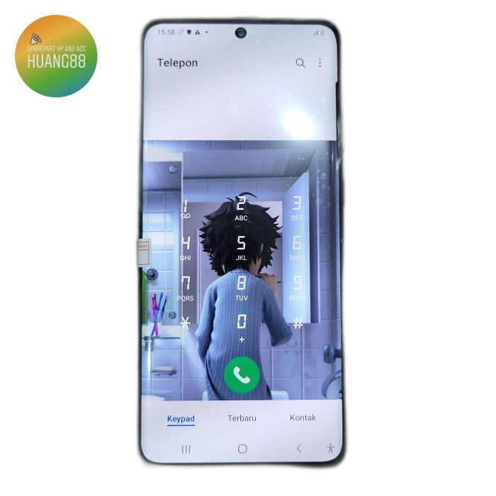 LCD SAMSUNG S20 PLUS G985 G985F ORIGINAL + FINGER