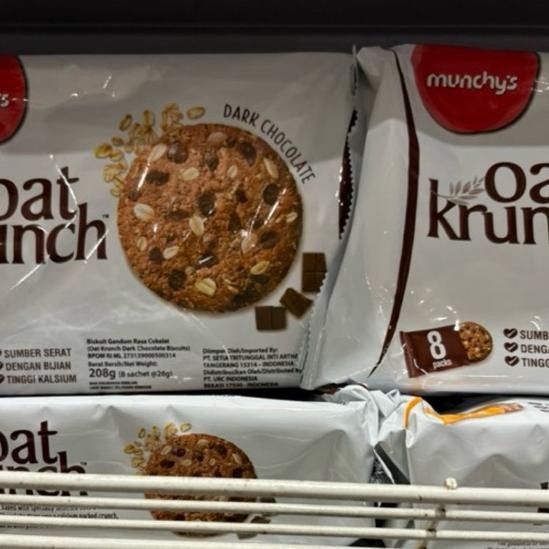 MunchyS Oat Krunch 208 Gr (8 Pcs X 26Gr) Healthy Sna Malaysia