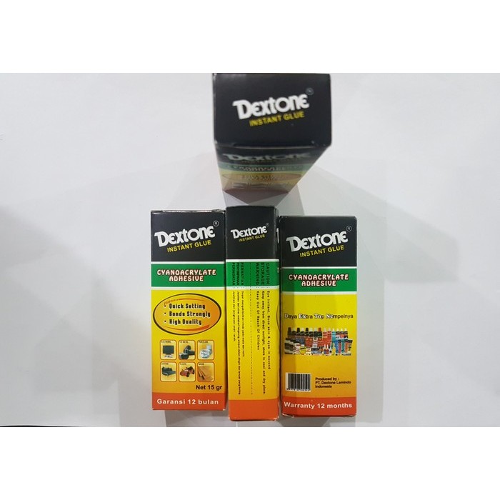 

HARGA DISC - Lem Tetes Dextone / Lem Korea / Lem Tetes Instant Per Box Isi 50pcs