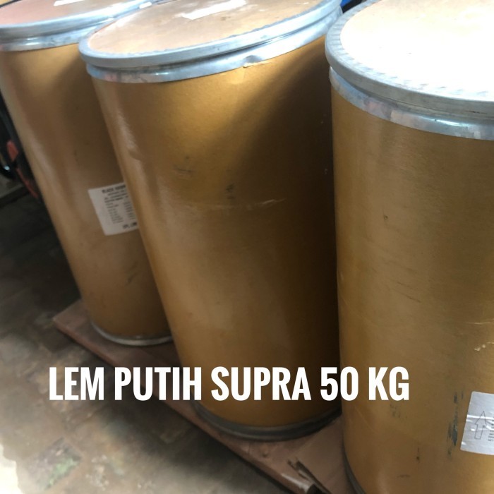 

TERBARU - Lem Putih Sintetis Pvac Supra 50kg - Lem Putih 50 kg