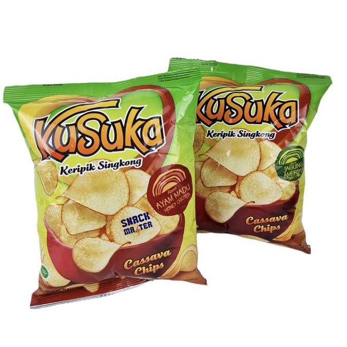 

[Grosir!!] Kusuka Keripik Singkong 1 Dus Isi 60Pcs X 20Gr - Grosir Ter
