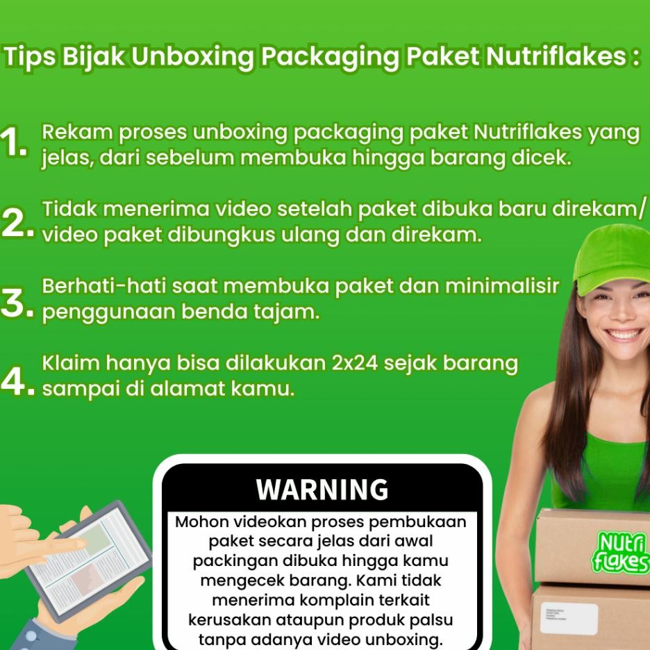 

Nutriflakes Sereal Asam Lambung Umbi Garut 1 Box