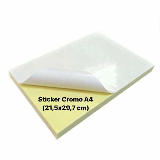 

Terbaru Sticker / label Cromo A4 (100 lembar)