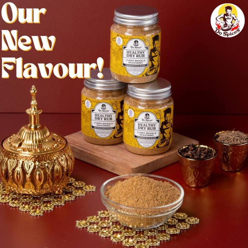 

Dospices Healthy Dry Rub Bumbu Marinasi Rendah Kal [Curry Masala Seasoning]