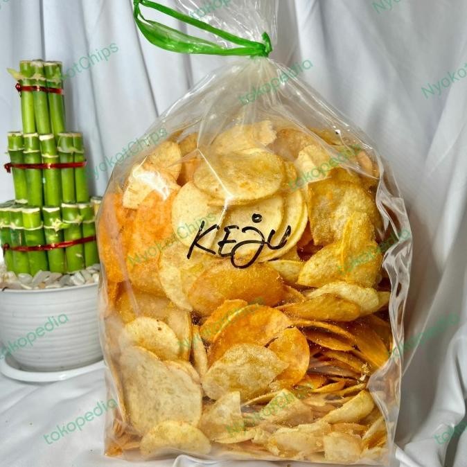 

Keripik Kentang Rasa Keju Asin Kemasan 1Kg