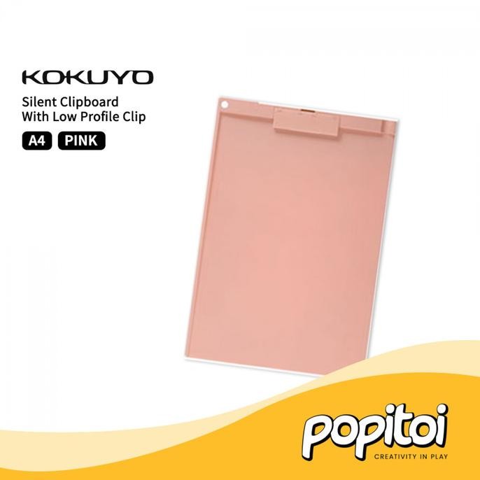 

TERBARU - Kokuyo Silent Clipboard A4 Portrait Clip Papan Tulis Jalan Dada Ujian
