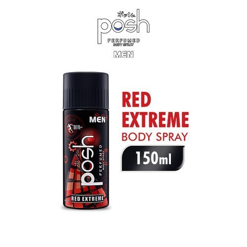 TERLARIS POSH PERFUMED SPRAY 150ml PARFUM HIJAB MEN WOMEN GLAM DAZZLE PINK UNGU - MEN RED