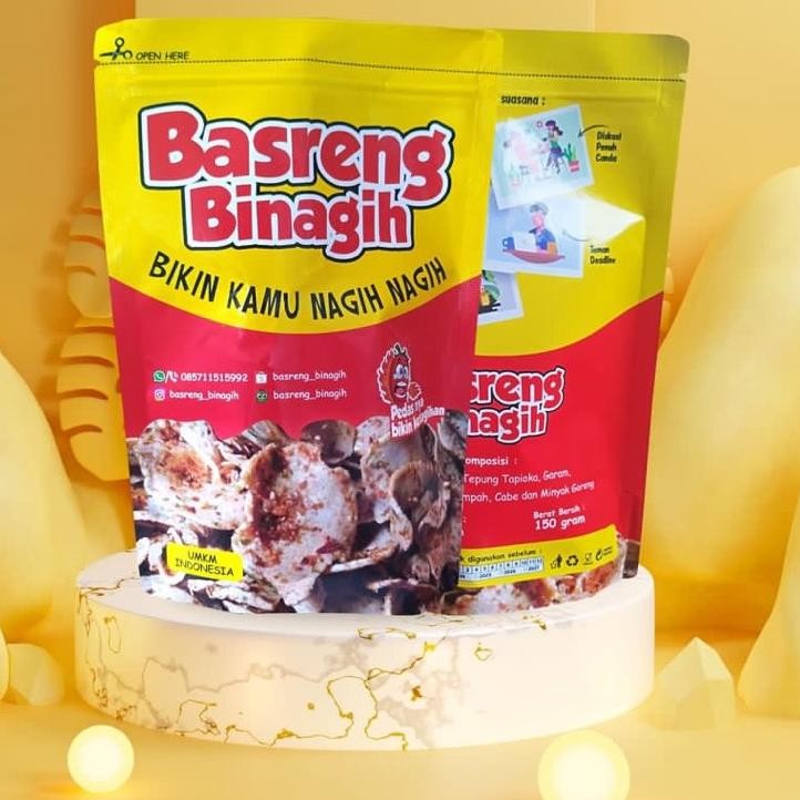 

Paket 5Pcs Basreng Binagih