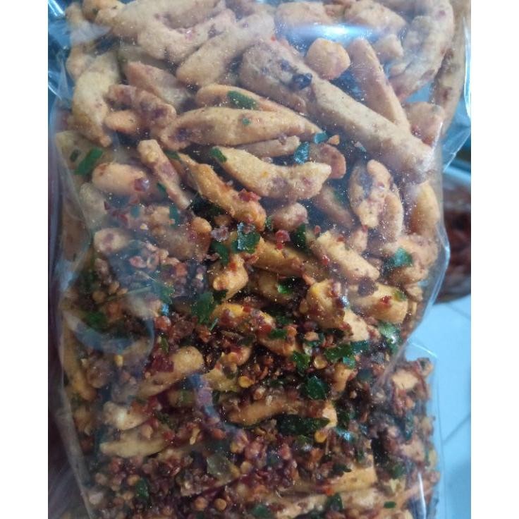 

Basreng Stik Daun Jeruk 2Kg (1Ball) - Basreng Stik Pedas