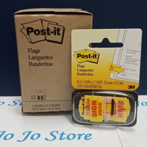 

Post it Sign Here 680-9 3M Original