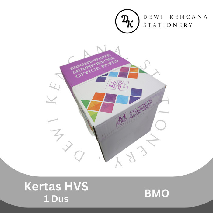 

Kertas HVS / Kertas Fotocopy BMO 1 Dus isi 5 Rim