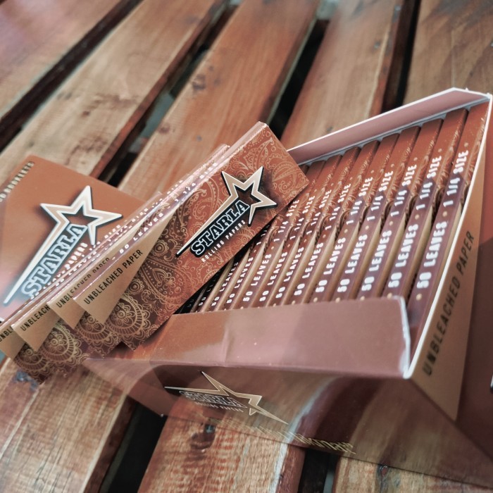 

paper starla,ukuran 1/4 kertas warna coklat