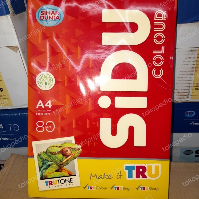 

Kertas Sidu wrn A4 80g IT 210 LEMON