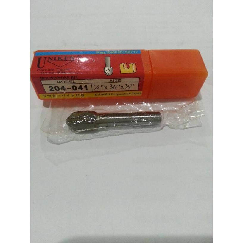 Mata Profil / Router Round Nose Bit 204-041 UNIKEN