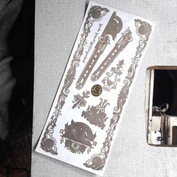 Terlaris Stiker Mesin Jahit Kecil Butterfly,Singer,Standar (10 Lembar)