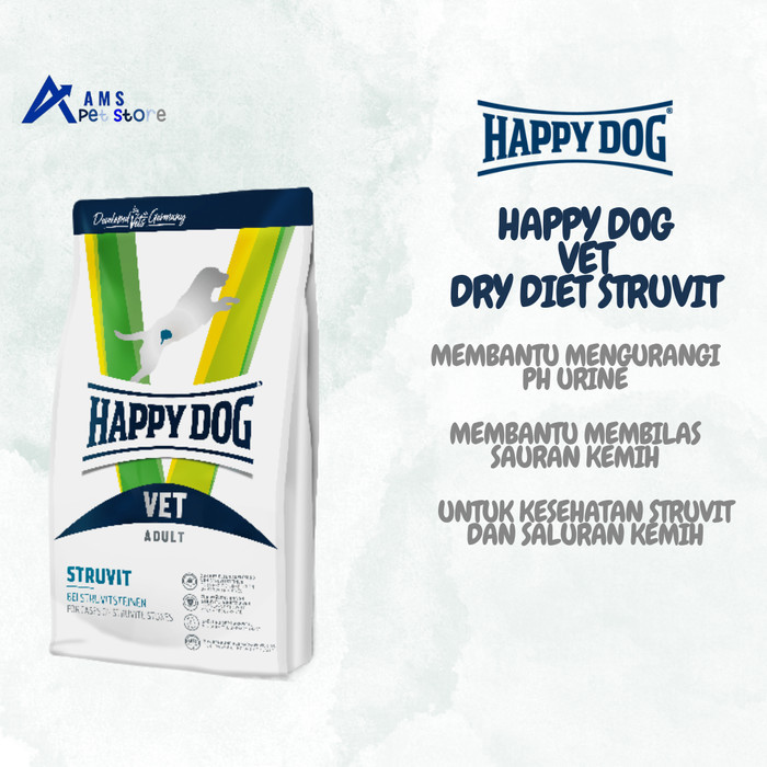 Happy Dog Vet Dry Diet Struvit 4 kg Ready INSTANT