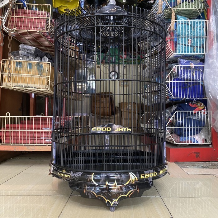 SANGKAR KANDANG MURAI EBOD JAYA DECAL BATMAN PVC ORIGINAL NO 2