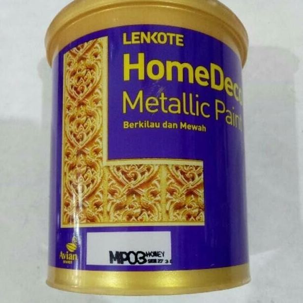 Cat Tembok Emas Gold Metalik Homedeco 1Kg Dinding Gypsum List Grc Murah Berkualitas