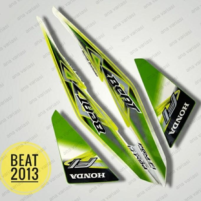 Terlaris Striping Honda Beat 2013 Original Stiker Striping Beat 2013