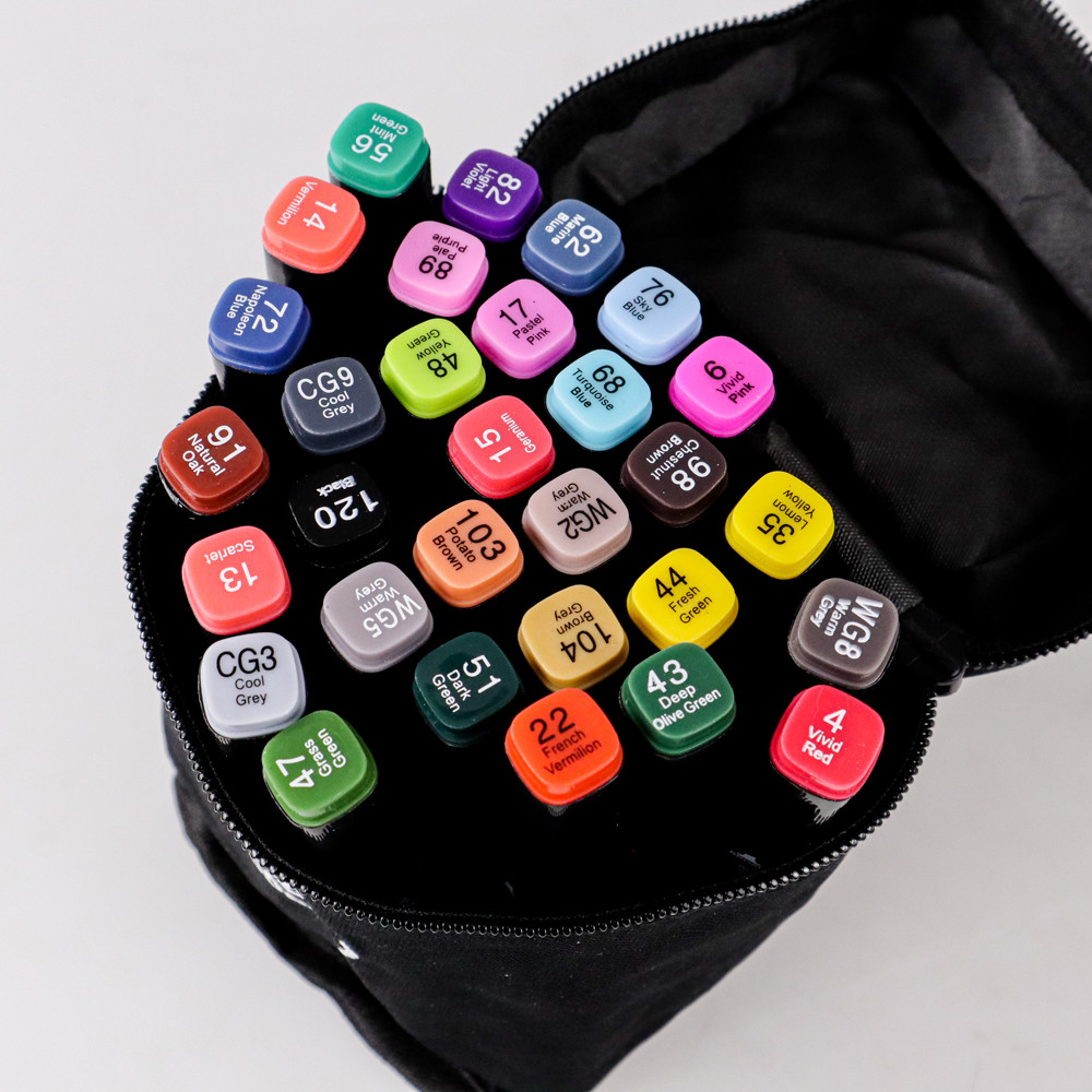 

[Grosir Budi] Toddi Spidol Dual Side Fine Art Marker 30 Color - T30