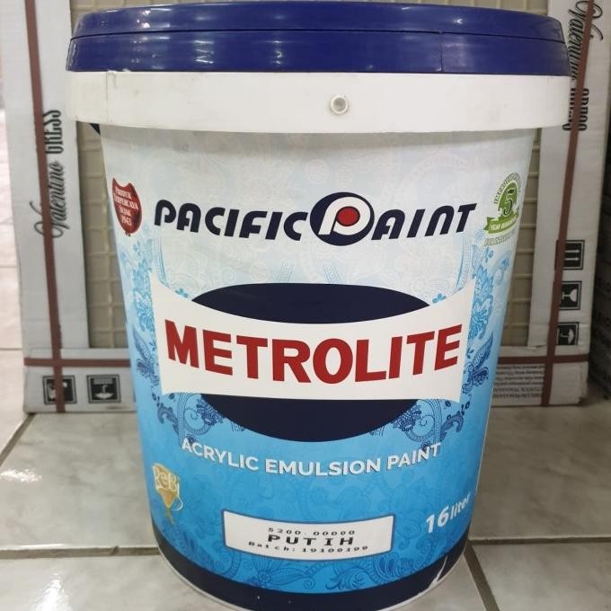 Cat Tembok Metrolite 16 Liter Putih Murah Berkualitas