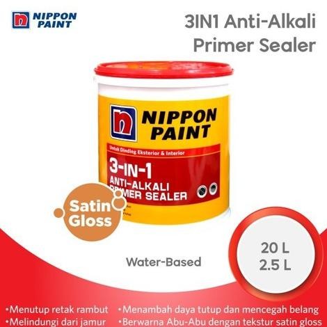 Cat Dasar/Wall Sealer 3 In 1 Anti Alkali Nippon Paint (2,5 Lt) Murah Berkualitas