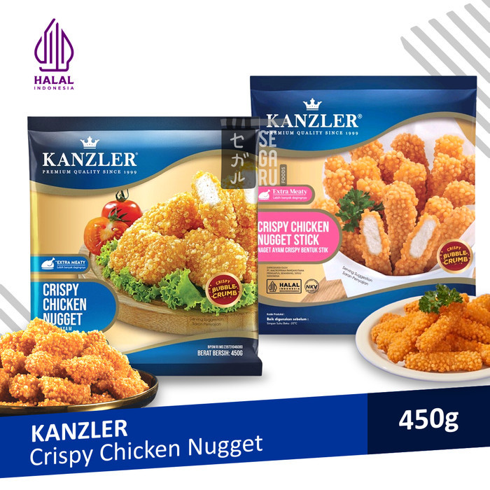 

Kanzler Crispy Chicken Nugget Ayam 450Gr