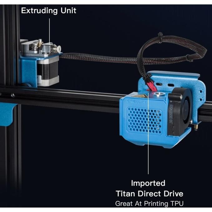 3D Printer Ukuran Besar Creality Cr-10S V2 Dual-Leading Screw Original Nanaliann