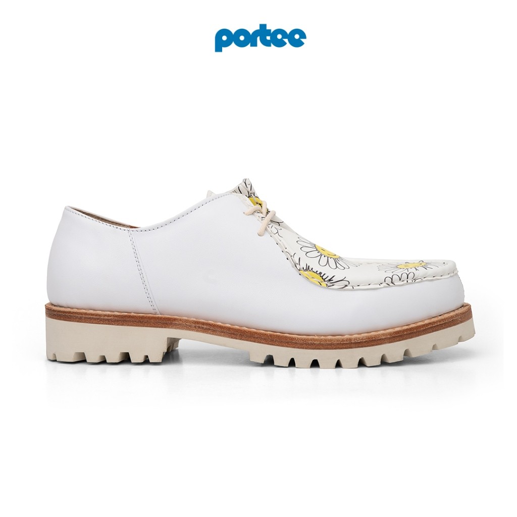 Portee Goods Sepatu Kulit Pria Chunky Daisy Flower