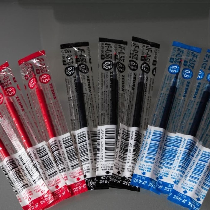 

TERBARU Refill / Isi Ulang Pulpen Gel Zebra Sarasa Clip 0.5 mm