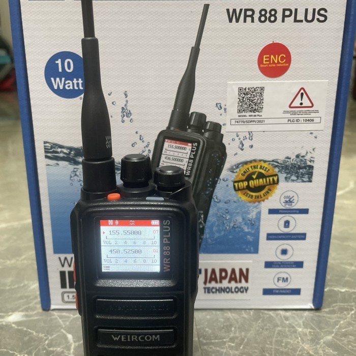 HT Weircom WR 88 Plus Dualband waterproof 10 watt