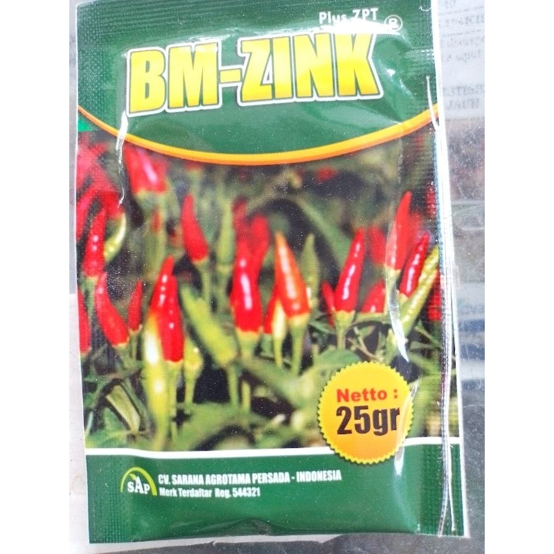 bm zink 25gr nutrisi tanaman