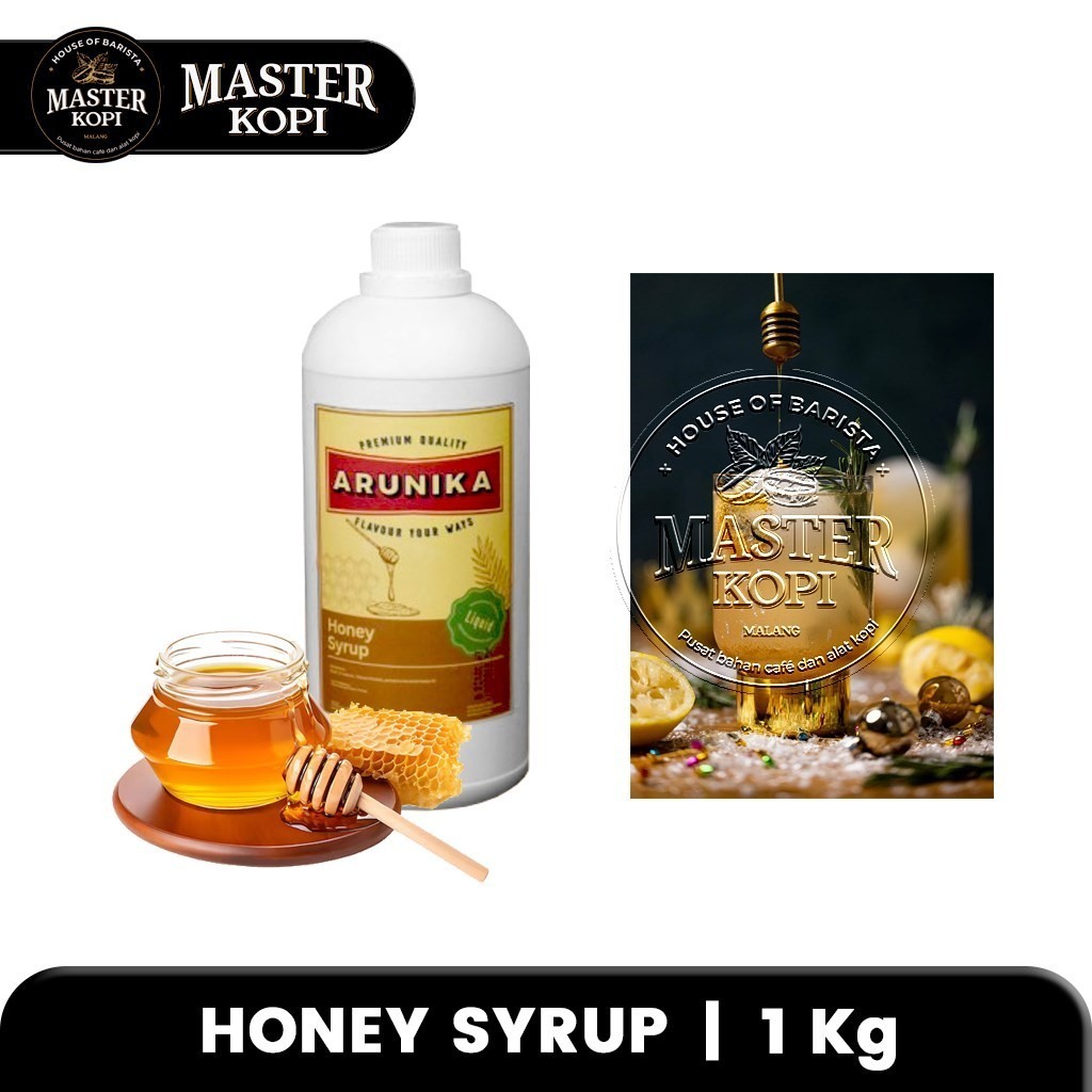 

Honey Syrup Arunika Sirup Madu Premium Botol 1 kg