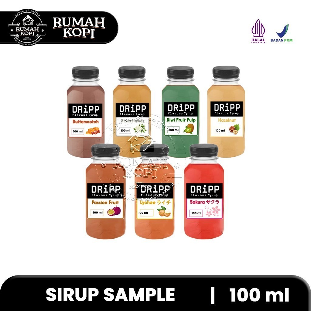 

Sirup Dripp Repack / Syrup Dripp All Varian Botol Plastik 100 ml