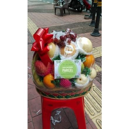 

nos parcel buah keranjang oval m (free kartu ucapan)