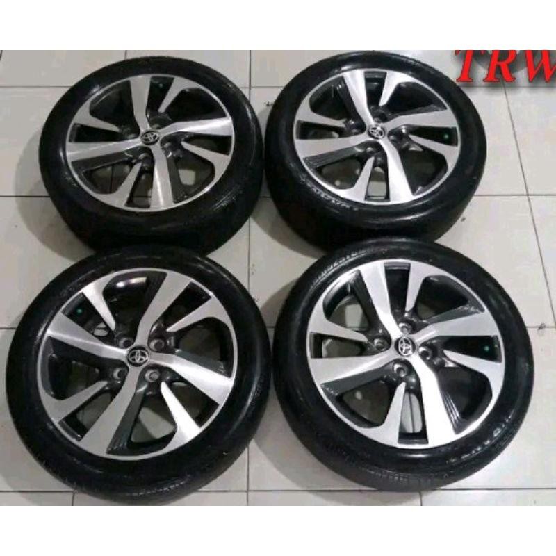 Velg Mobil Variasi Pelek Seken Original Toyota Yaris Trd Sportivo Ring 16