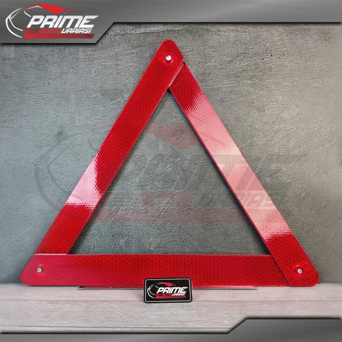 SEGITIGA PENGAMAN BESAR TRIANGLE WARNING SIGN - 2 PCS