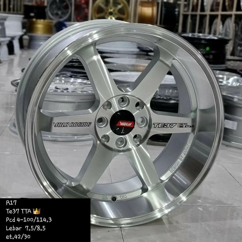 Velg Mobil Racing Te37 Tta Celong 7,5 / 8,5 City Jazz Yaris Vios Raize Rocky Avanza Xenia Mobilio