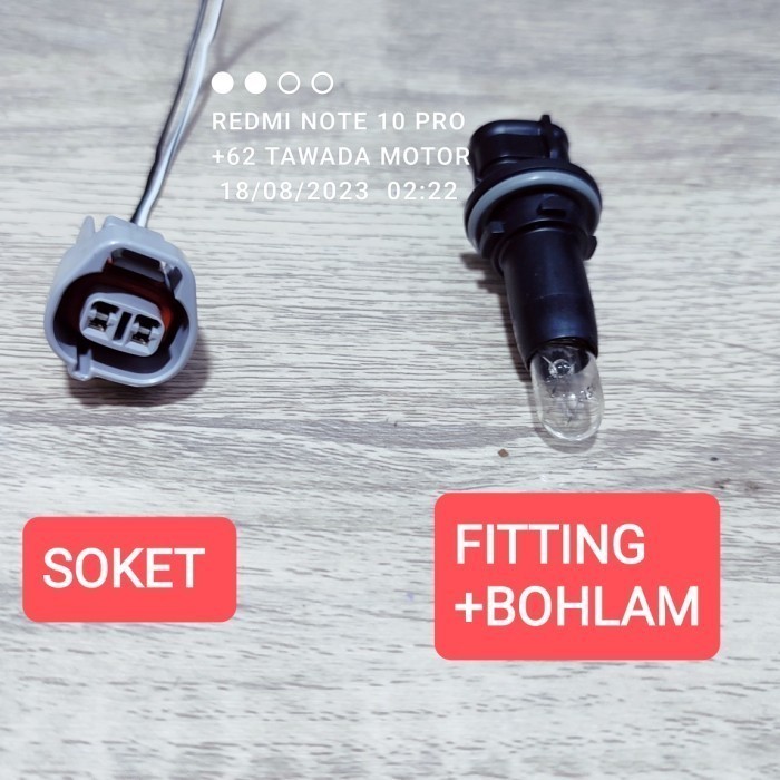 SOKET FITTING LAMPU SERI KECIL SENJA HONDA BRIO MOBILIO