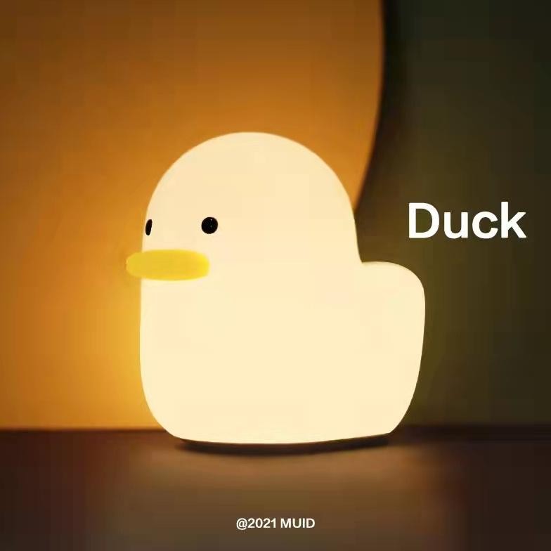 Lampu Tidur Bebek Kusam Dull Duck Sleep Lamp Head Touch Dimmer Lamp
