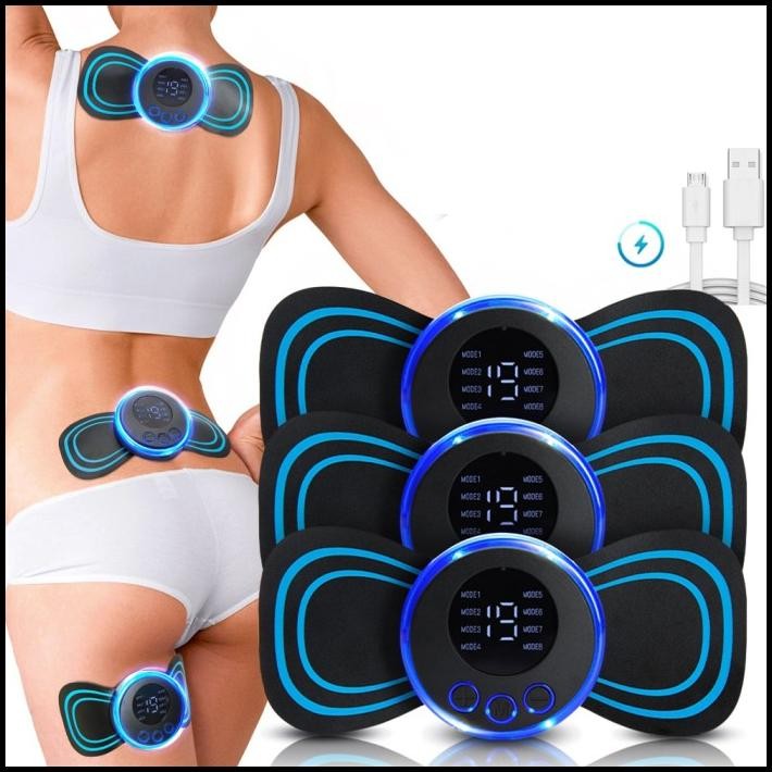 Ems Neck Massager Bio Japan 8 Mode Pemijat Leher Pijat Terapi Elektrik