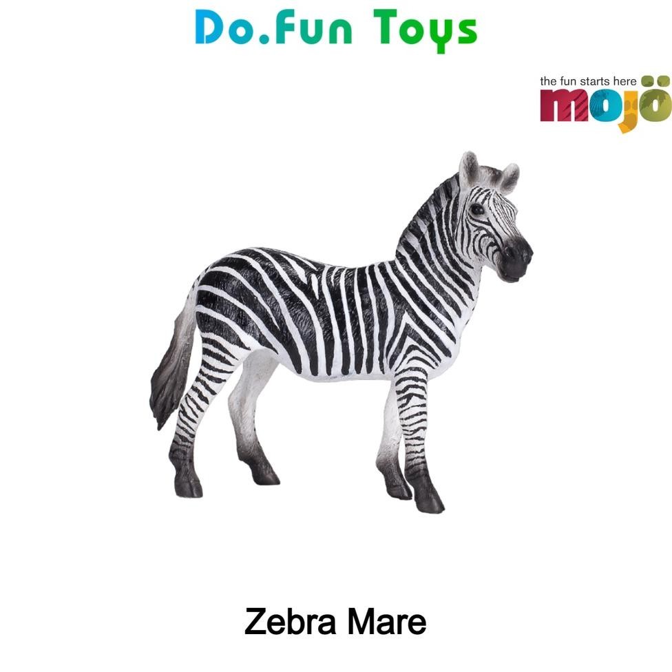 Mojo Animal Figurine | Zebra Mare / Mainan Niatur Zebra