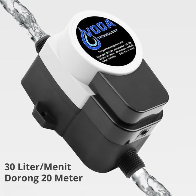 Pompa Pendorong Air Otomatis DC 24V Booster Pump 100 Watt Pompa Dorong