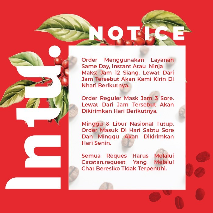 

Biji Kopi 100% Full Arabica Mandheling Roasted Beans Commercial 1Kg