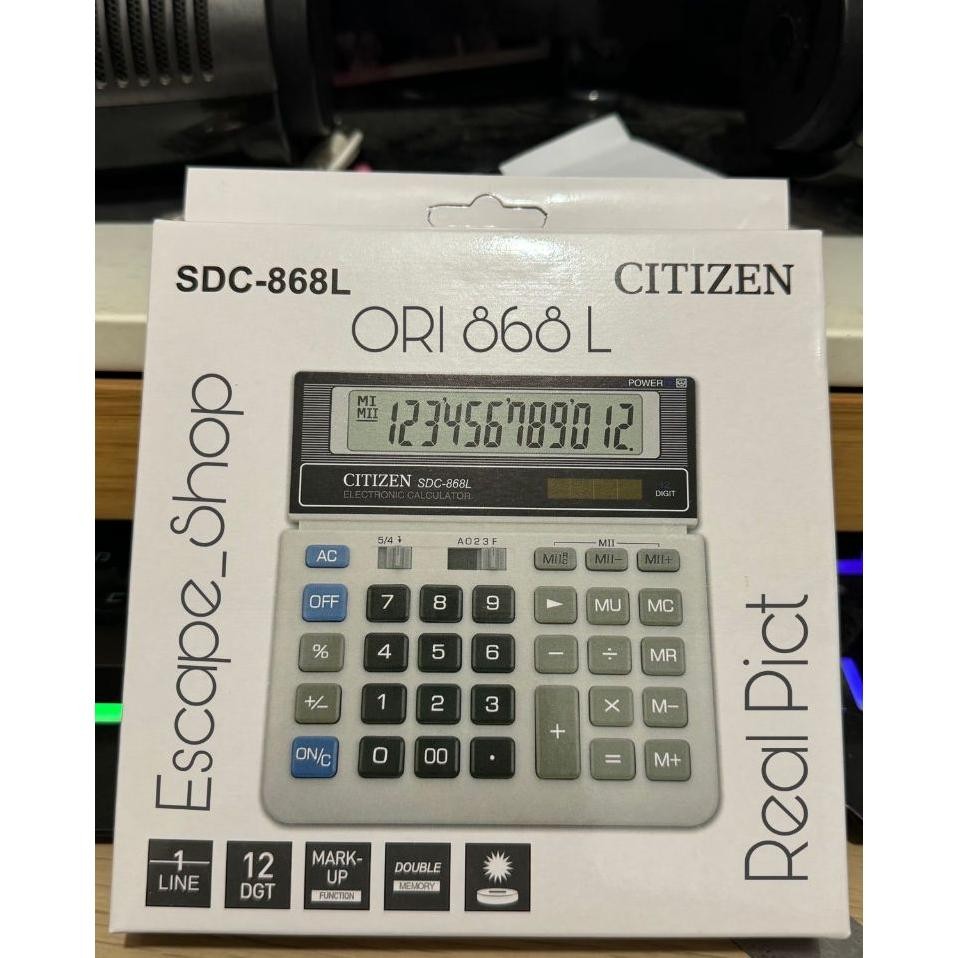 

Kalkulator Citizen Type Sdc 868 L - Citizen Sdc 868 L