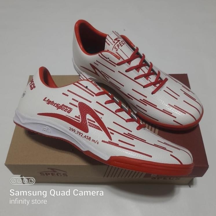 Sepatu Futsal Terlaris Specs Lightspeed Reborn Putih Gold