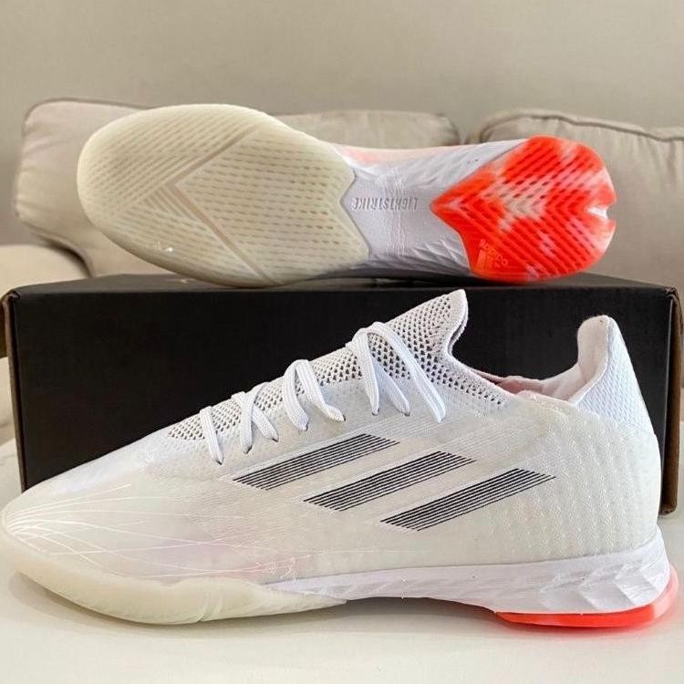Sepatu Futsal X Speedflow .1 White Red