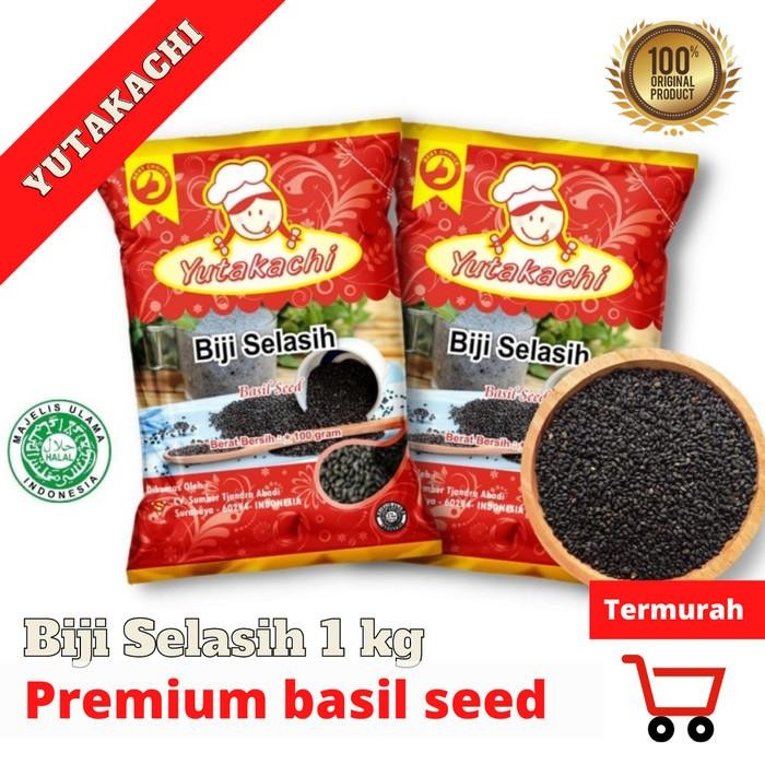 

Basil Seed / Biji Selasih Import Per 1 Kg Premium Yutakachi