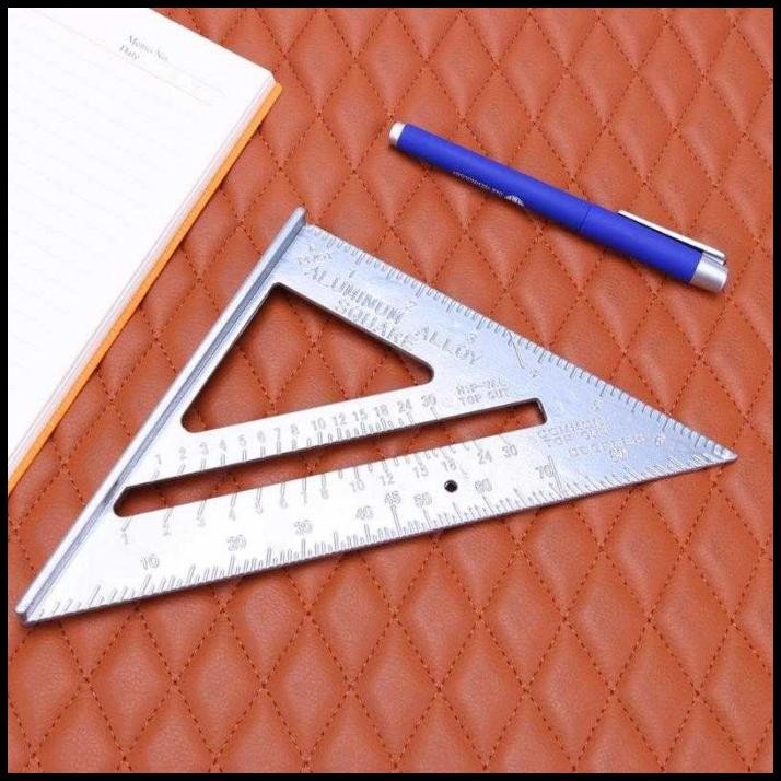 

Vktech Penggaris Siku Mistar Triangle Ruler Aluminium - Vk18 M.S -